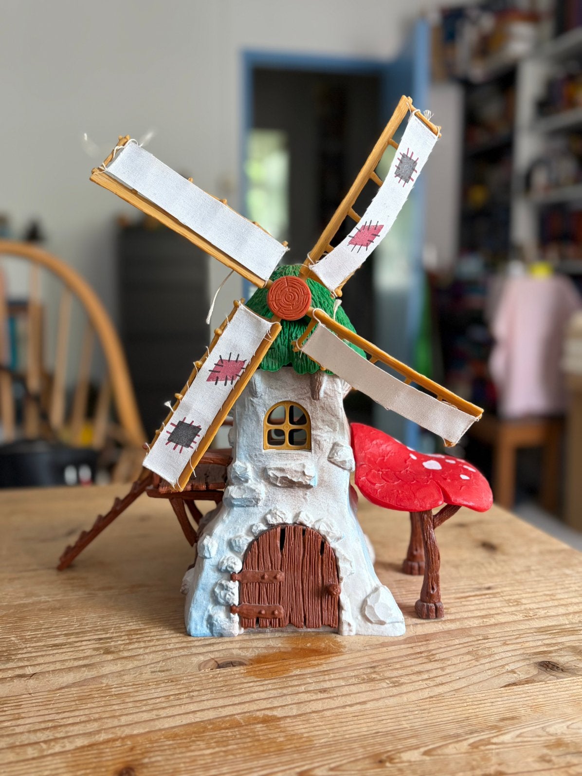 Molen smurfen, Verzamelen, Smurfen, Ophalen of Verzenden, Zo goed als nieuw, Verschillende Smurfen, Huisje of Attribuut
