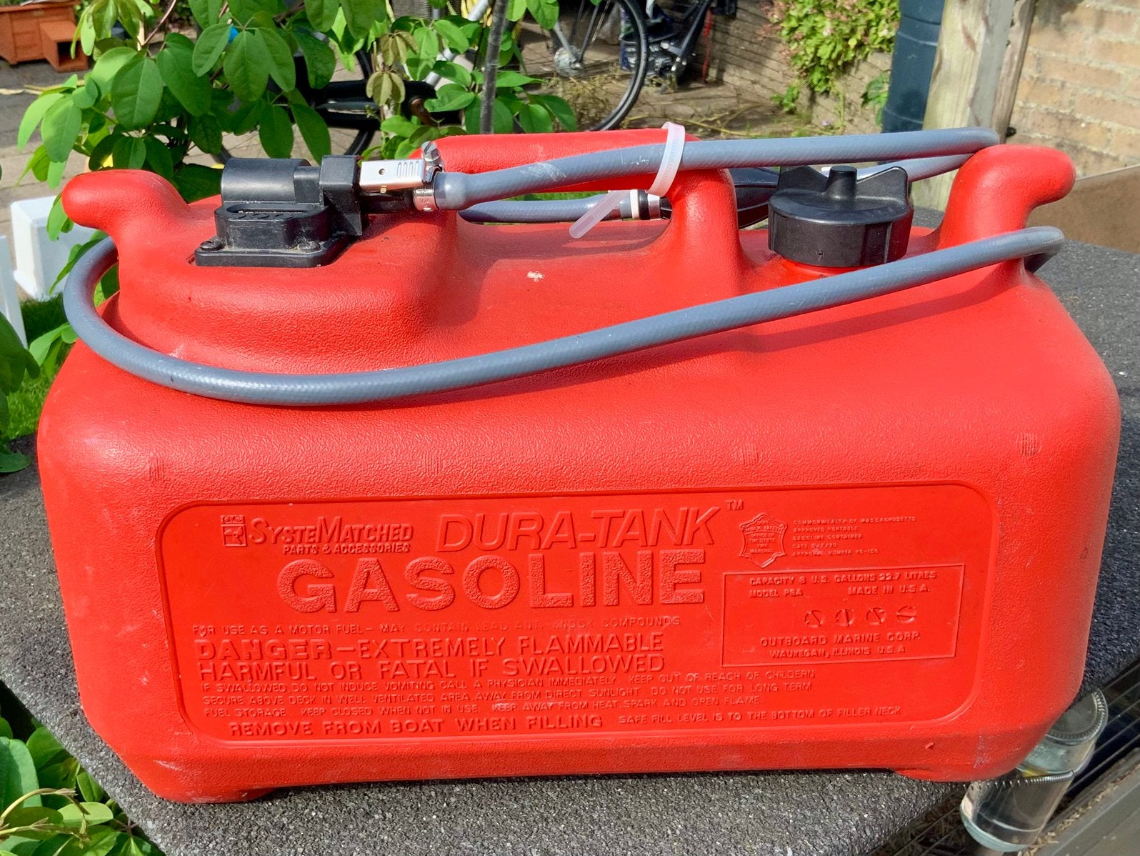DURATANK brandstoftank buitenboordmotor, Watersport en Boten, Ophalen, Gebruikt, Overige typen
