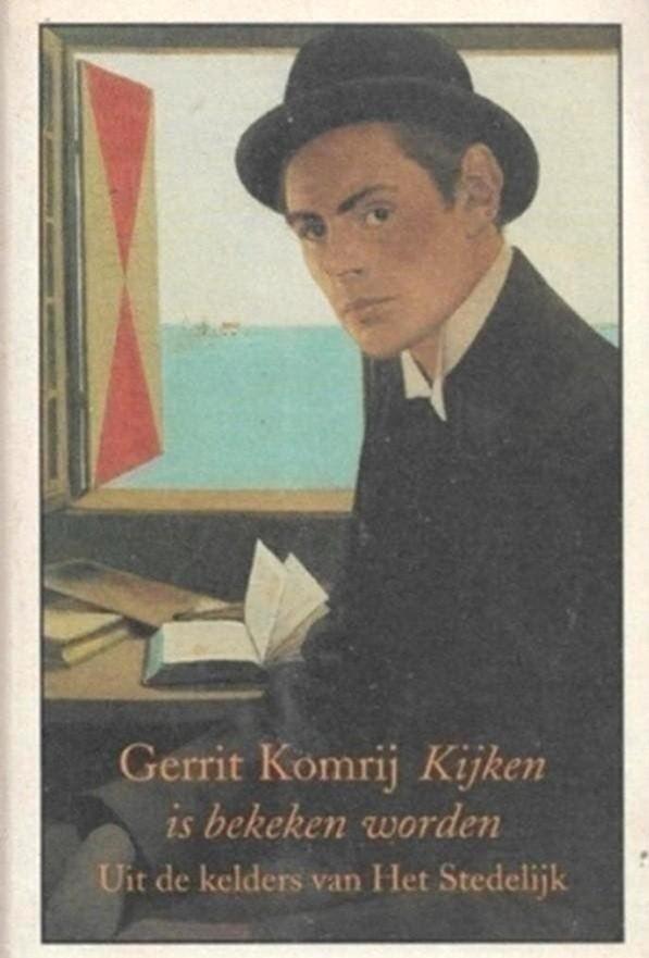 Gerrit Komrij Kijken is bekeken worden, Ophalen of Verzenden, Zo goed als nieuw, Schilder- en Tekenkunst