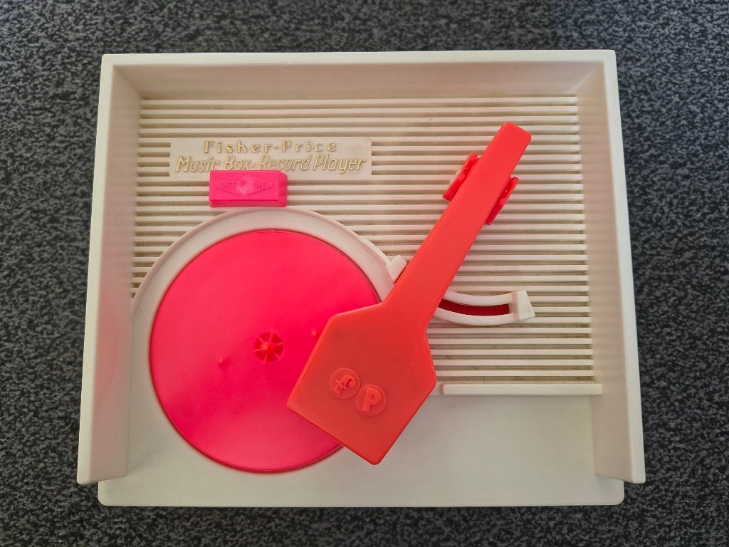 Fisher-Price grammofoon platenspeler, Ophalen of Verzenden, Zo goed als nieuw, Overige typen, Met geluid