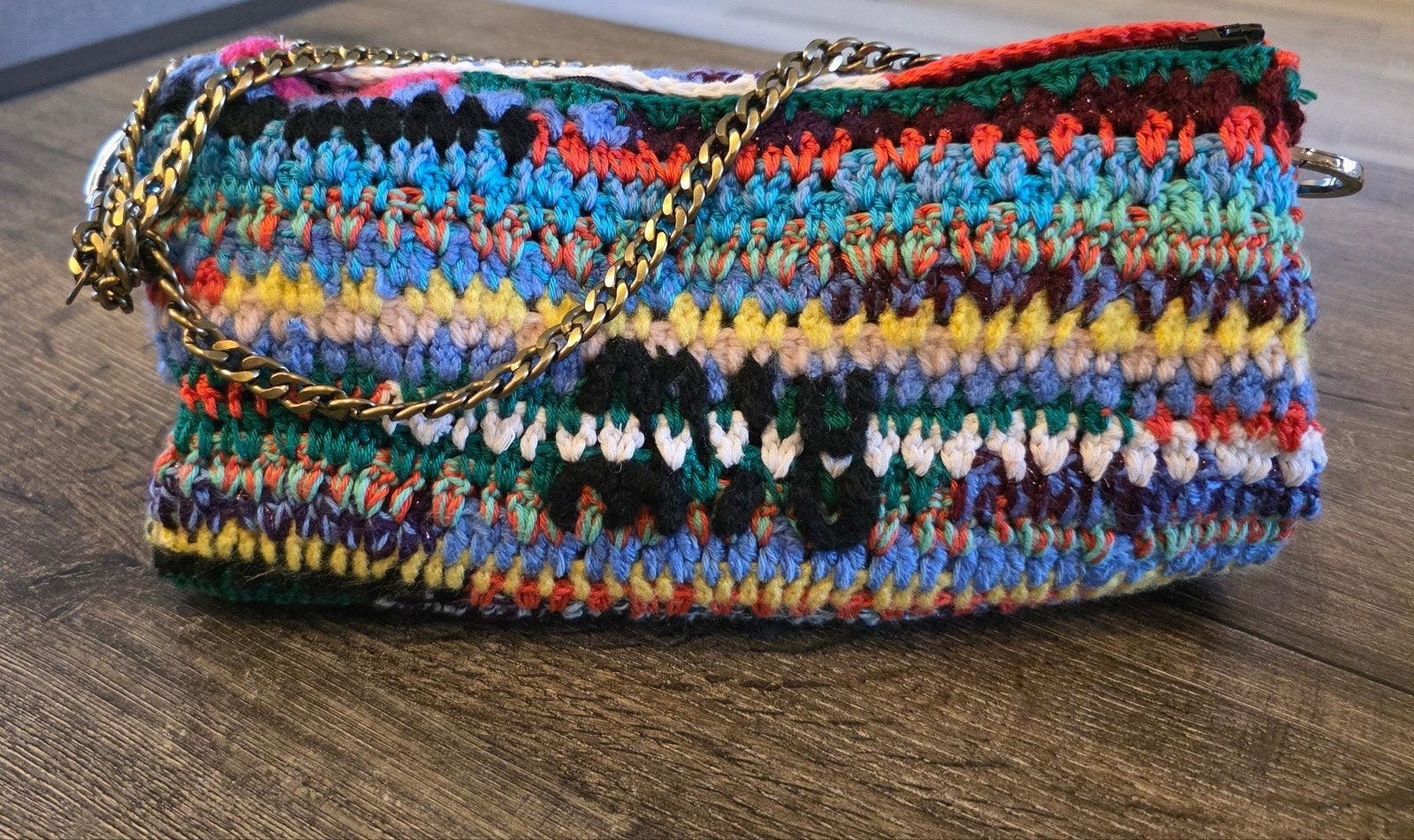 Handgemaakte  tas met rits - 17x8x30cm, Ophalen, Nieuw