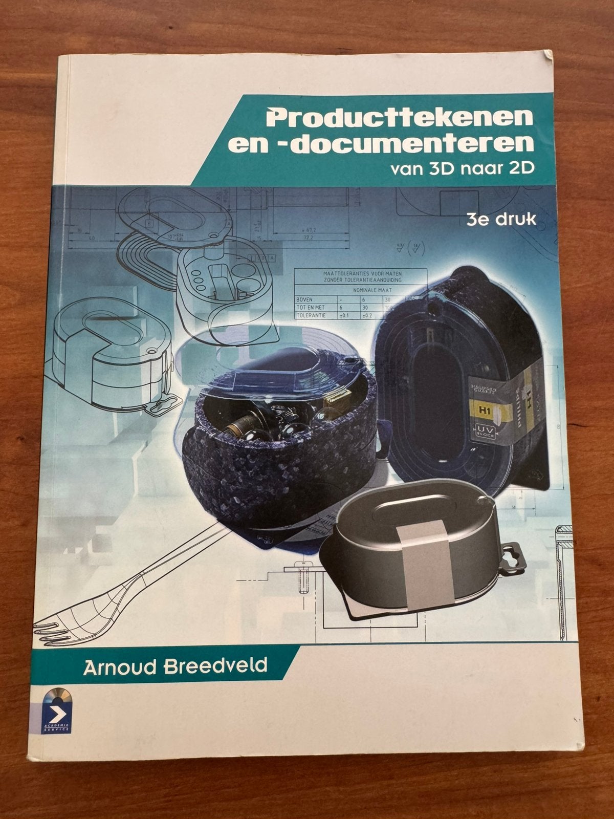 Producttekenen en -documenteren van 3D naar 2D- A. Breedveld, Boeken, Ophalen of Verzenden, Beta, Zo goed als nieuw, HBO