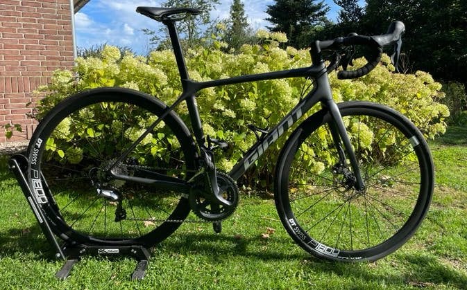 Giant TCR M 2021 Gunmetal Black, Ophalen, Gebruikt, Carbon, Heren