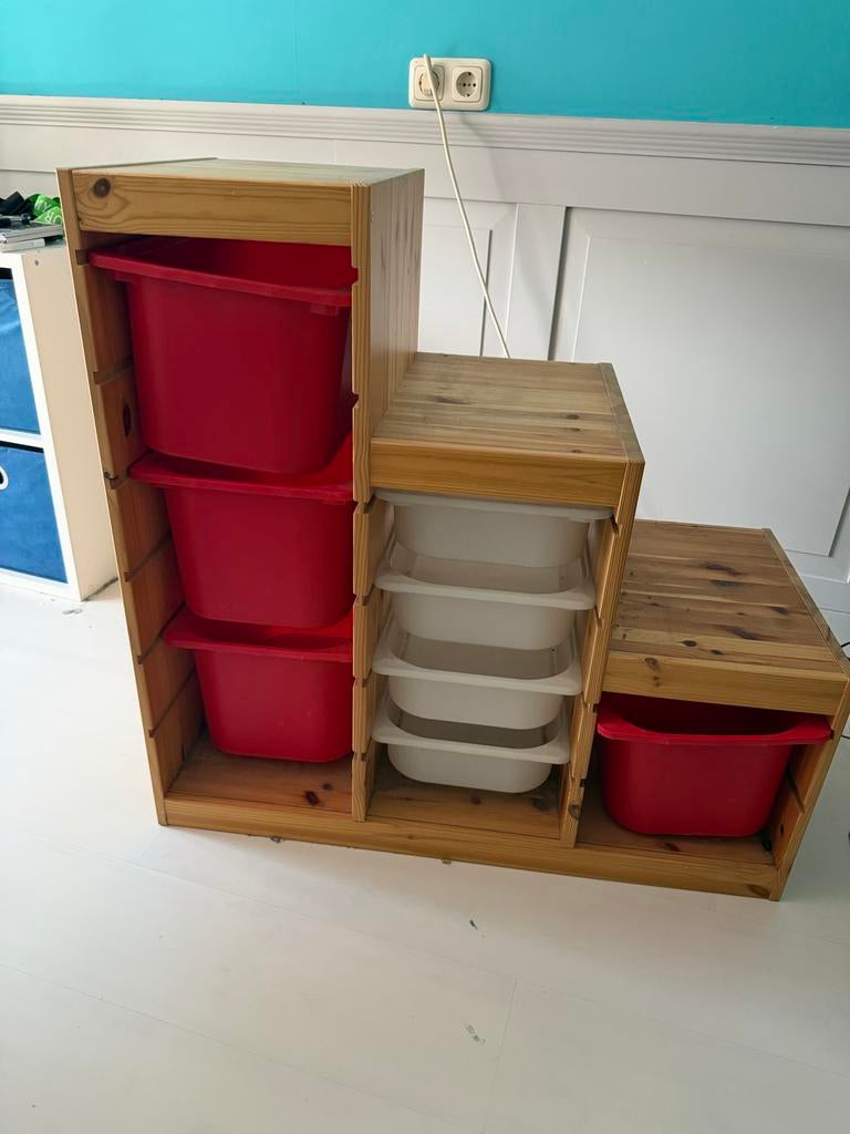IKEA Trofast opbergkast met bakken, Ophalen, Gebruikt