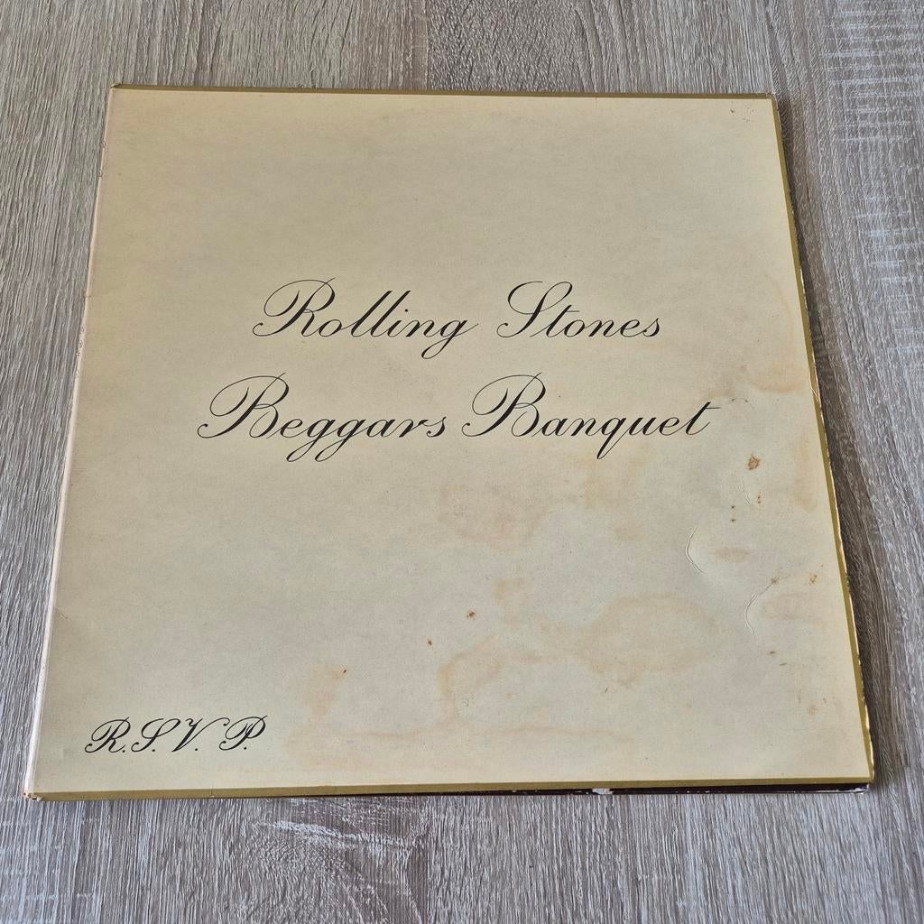 Rolling Stones - Beggars Banquet LP (Originele Persing), Cd's en Dvd's, Vinyl | Rock, Gebruikt, Ophalen of Verzenden, Gatefold hoes