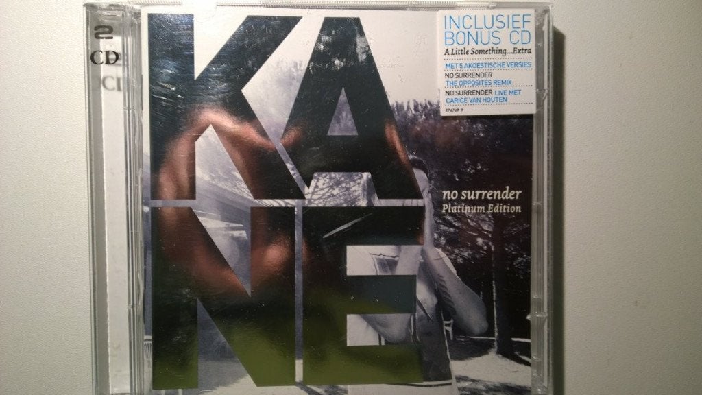 Kane - No Surrender (2 CD), Ophalen of Verzenden, Zo goed als nieuw, Poprock, Album