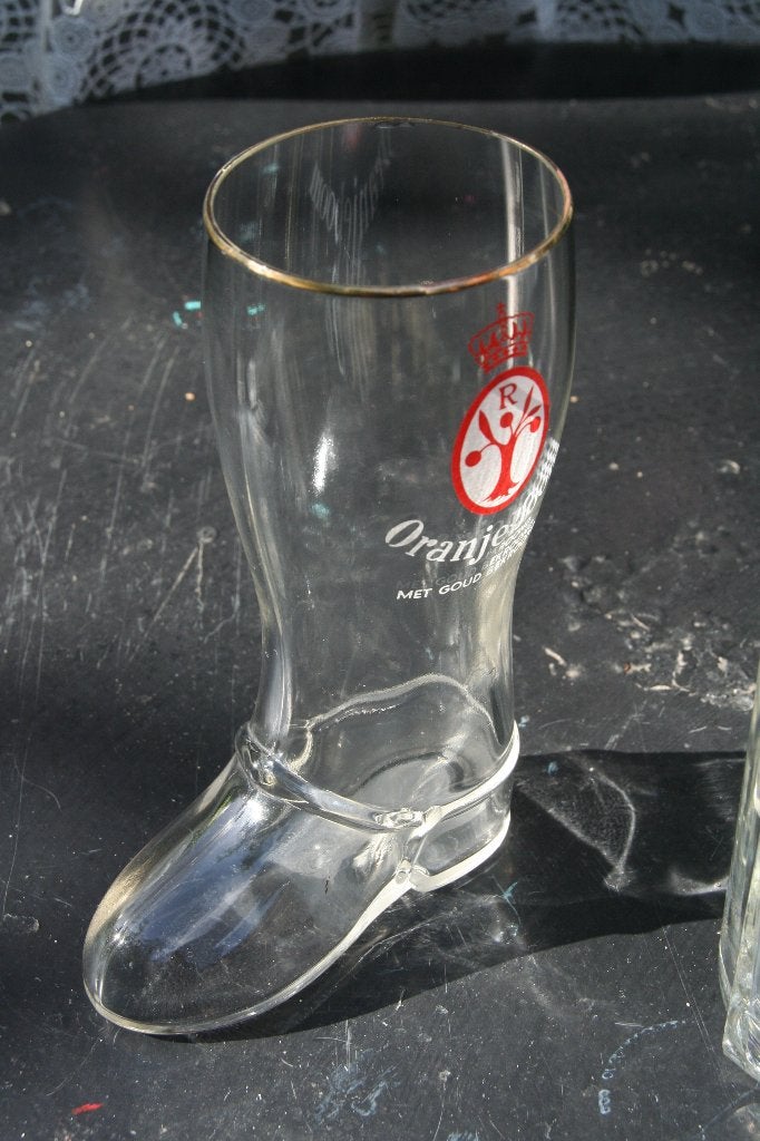 Oude Oranjeboom glazen, Verzamelen, Ophalen of Verzenden, Gebruikt, Glas of Glazen, Oranjeboom