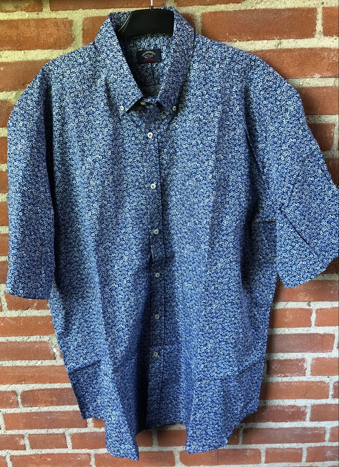 Nieuw Paul & Shark overhemd Katoen Mt 2XL, hals 45, Ophalen of Verzenden, Nieuw, Blauw, Overige halswijdtes