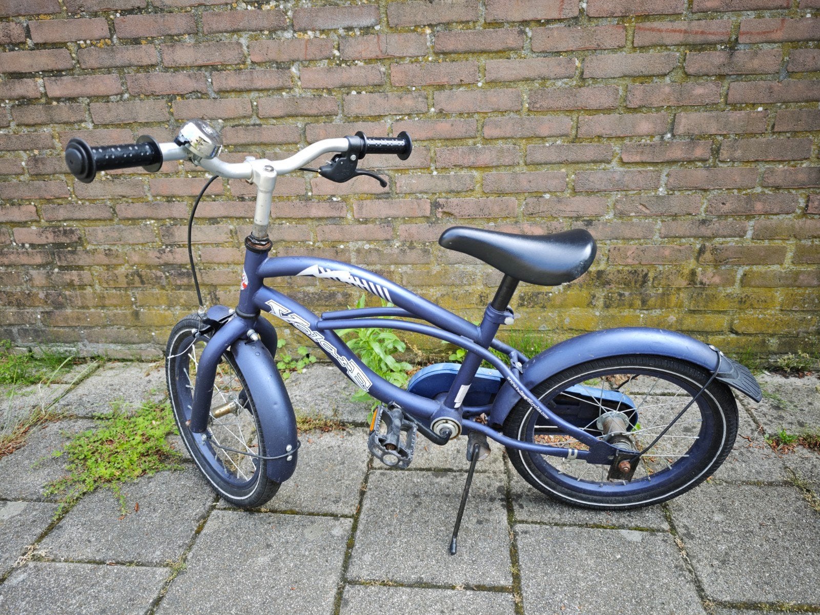 Blauwe kinderfiets - Blue Cruiser 16 inch, Fietsen en Brommers, Fietsen | Kinderfietsjes, Ophalen, Terugtraprem, Volare Blue Cruiser