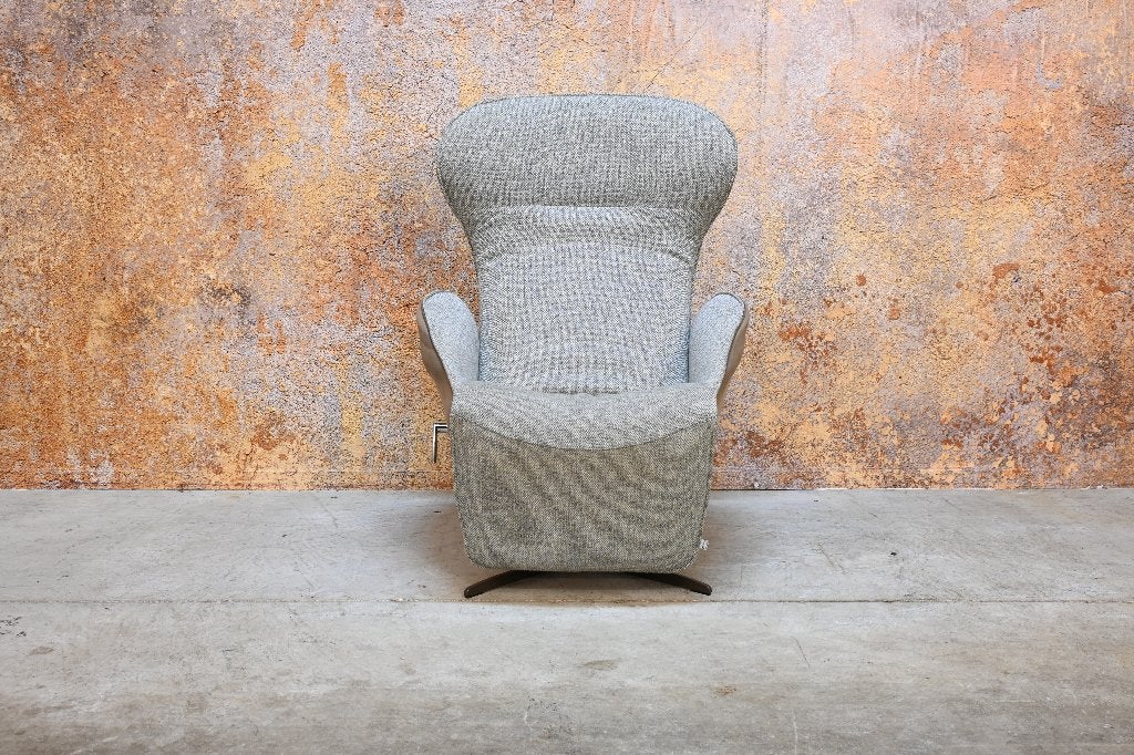 ZGANieuw grijze stoffen Jori Daydreamer design relaxfauteuil, Jori, Leer, 75 tot 100 cm, Ophalen of Verzenden
