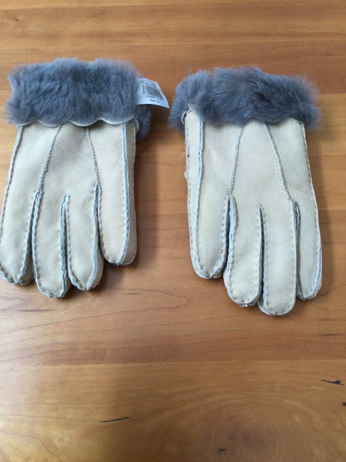 Suède dames handschoenen met bont nieuw, Ophalen of Verzenden, Zo goed als nieuw