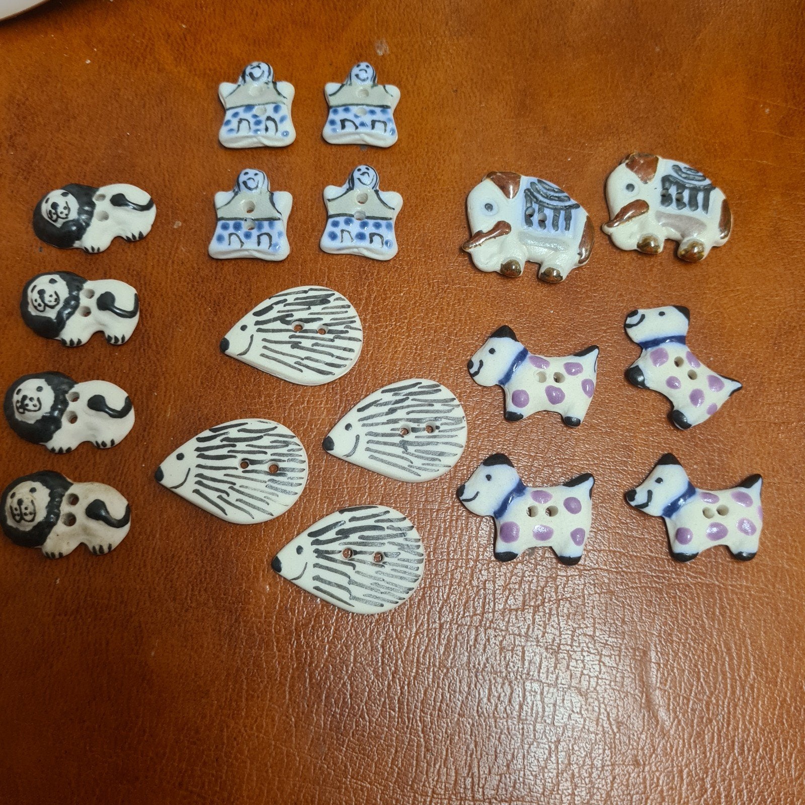 Keramische kinder knopen met dierenfiguren - per st €1.50, Ophalen of Verzenden, Nieuw