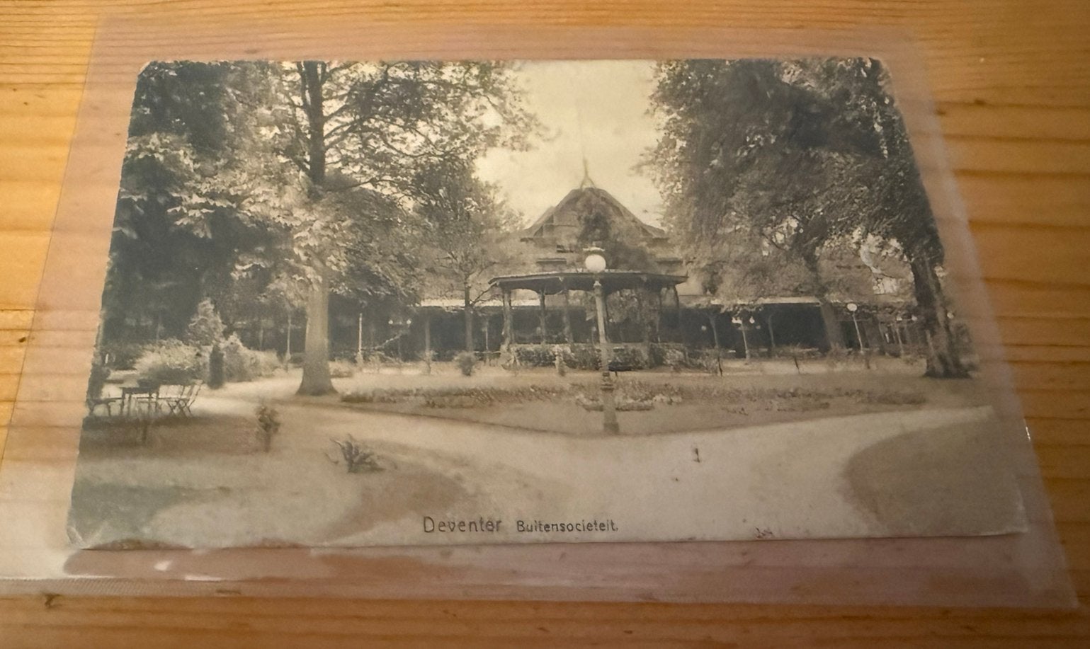 Absichtkaart Deventer buitensocieteit, Verzamelen, Ansichtkaarten | Nederland, Overijssel, Voor 1920, Ophalen of Verzenden