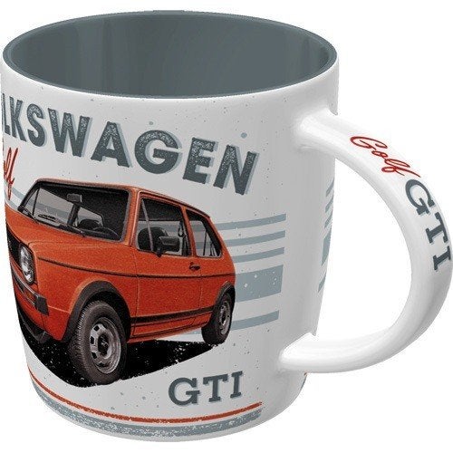 Volkswagen Golf GTI 1976 reclame mok koffiebeker beker, Ophalen of Verzenden, Nieuw, Auto's