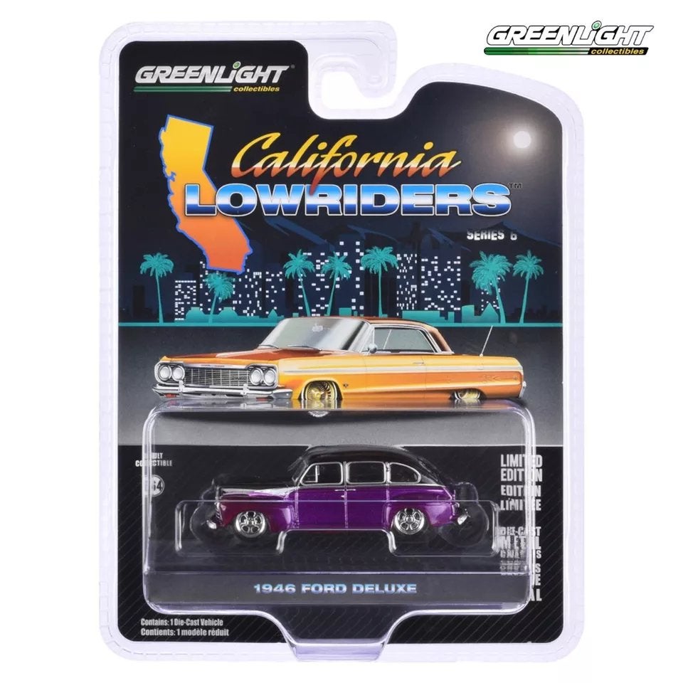 1946 Ford Deluxe van Greenlight 1/64 Lowrider, Ophalen of Verzenden, Nieuw, Auto