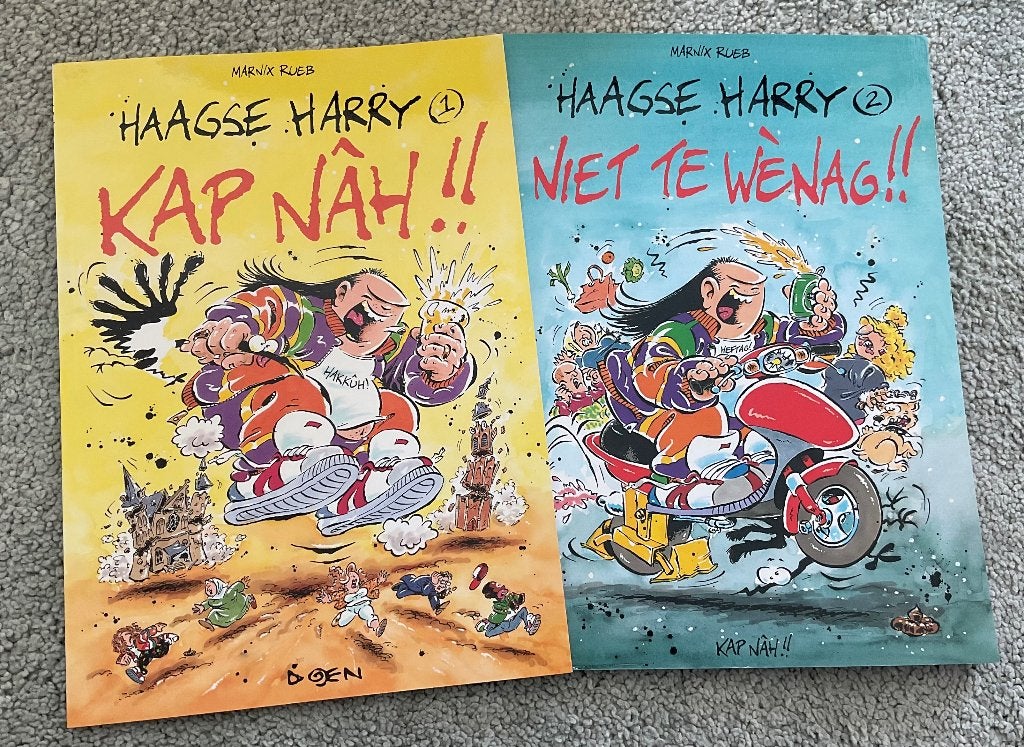 Haagse Harry, Ophalen of Verzenden, Zo goed als nieuw, Marnix Rueb, Meerdere stripboeken