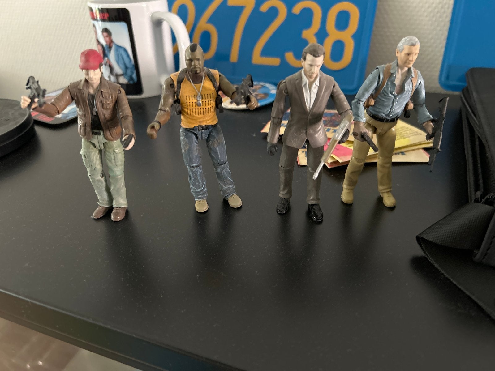 The A-Team Actiefiguren Set - Vintage Collectie, Verzenden, Gebruikt