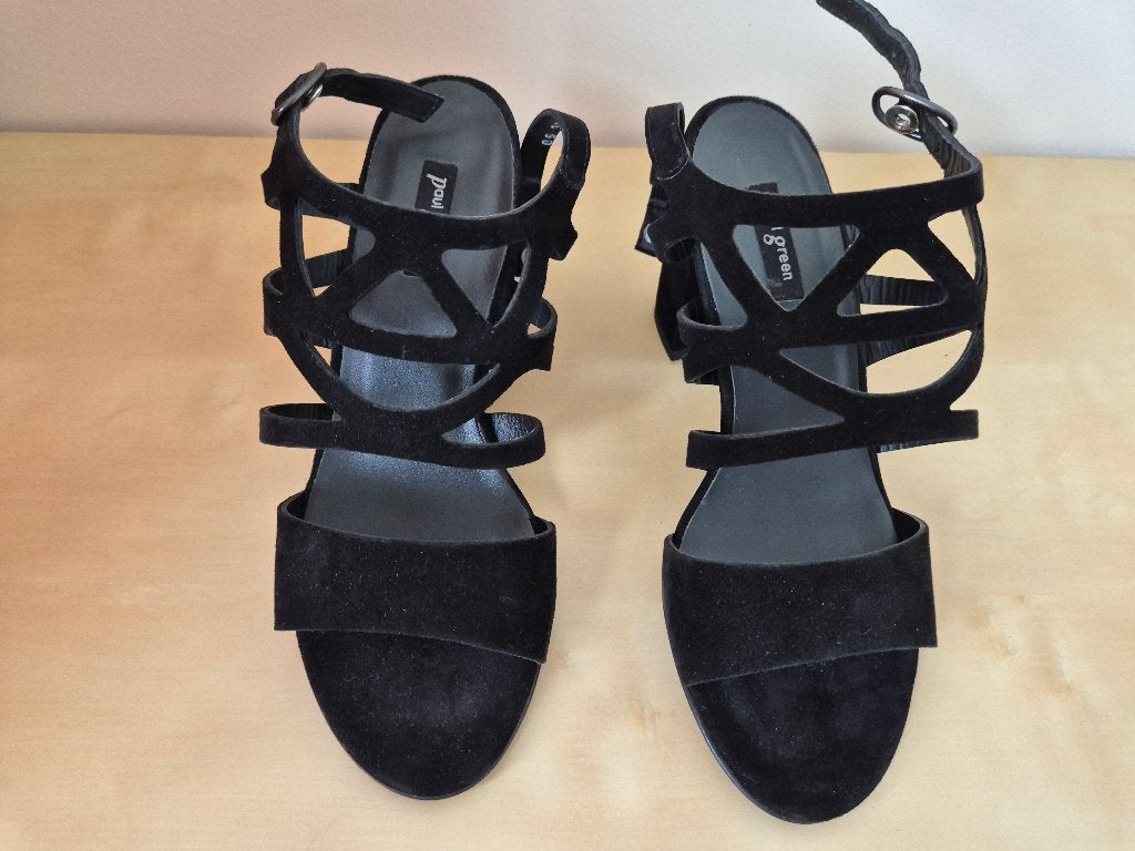 Zwarte Paul Green sandaal hak, Kleding | Dames, Ophalen, Zwart, Nieuw, Sandalen of Muiltjes