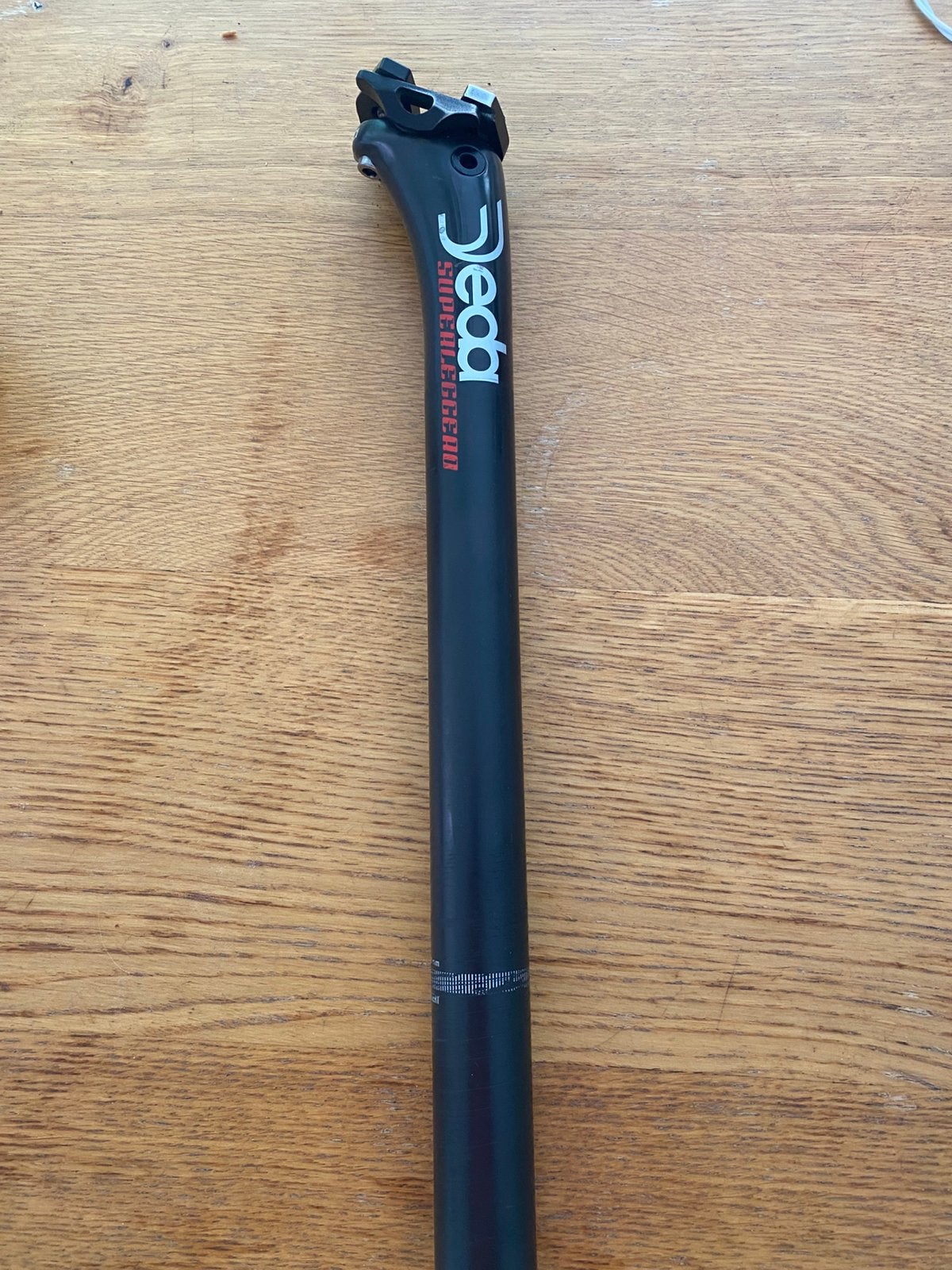 Deda Superleggero zadelpen 31.6 x 400 mm, Ophalen of Verzenden, Zo goed als nieuw, Carbon