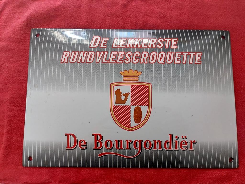 Emaiilebord De Bourgondiër, Ophalen of Verzenden