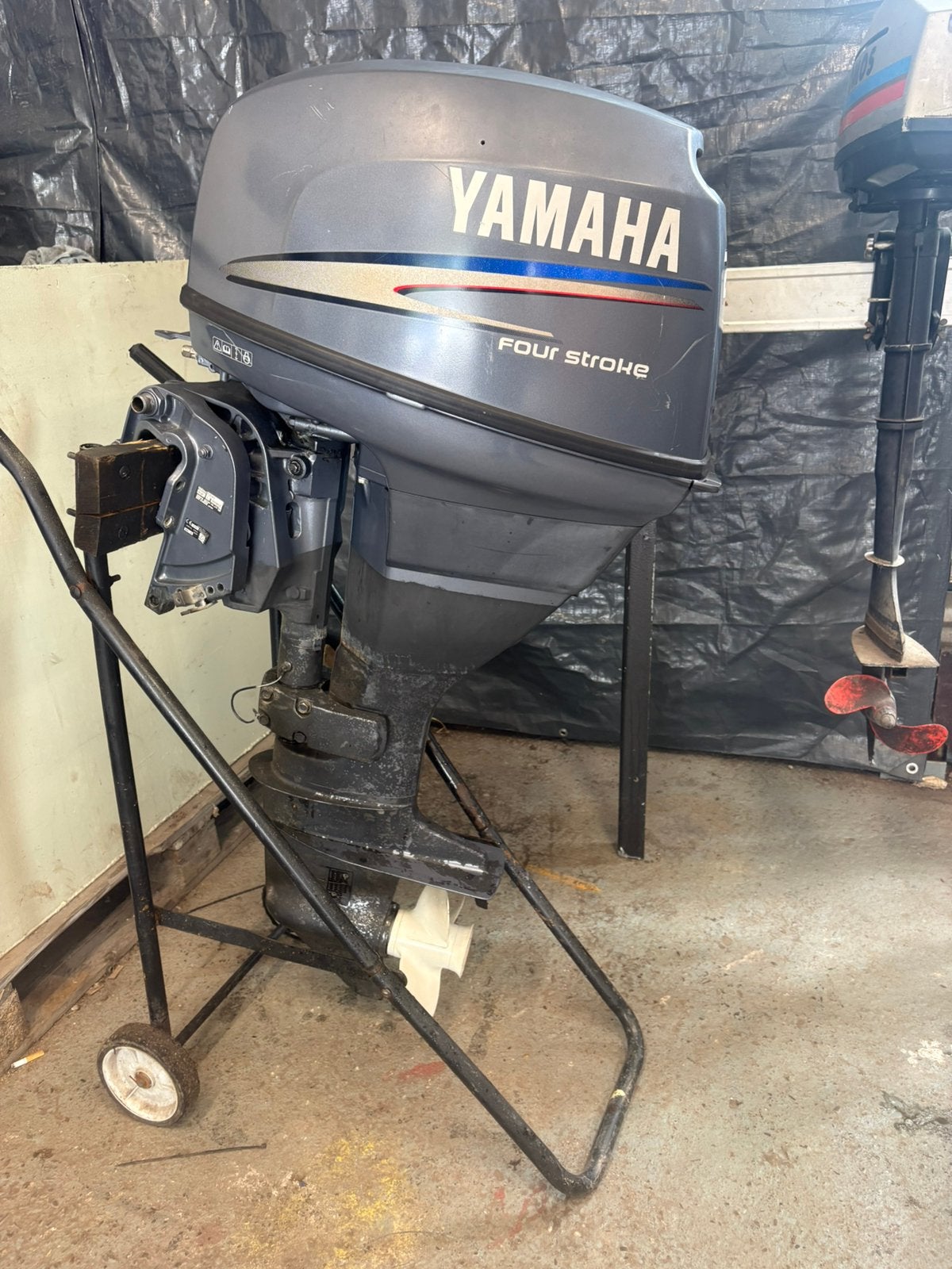 Yamaha 25pk - 4takt elektrisch gestart, Watersport en Boten, Buiten- en Binnenboordmotoren, Ophalen, 10 tot 30 pk, Gebruikt, -