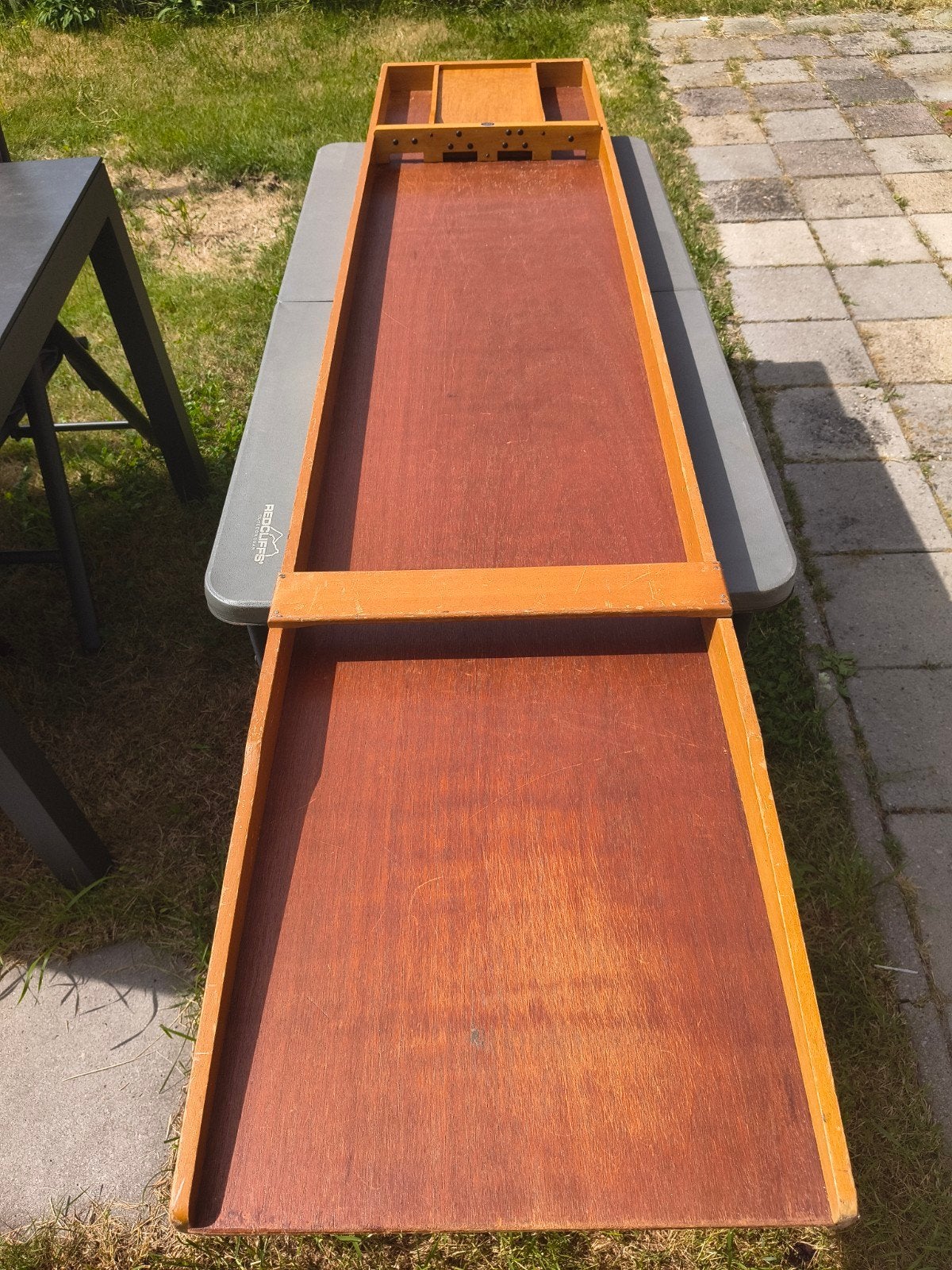 Vintage Sjoelbak - Homas Spelen, Hobby en Vrije tijd, Een of twee spelers, Ophalen, Gebruikt, Homas Spelen