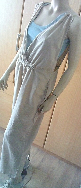ZARA LINNEN blend jumpsuit maat L, Overige kleuren, Verzenden, Zara, Maat 42/44 (L)