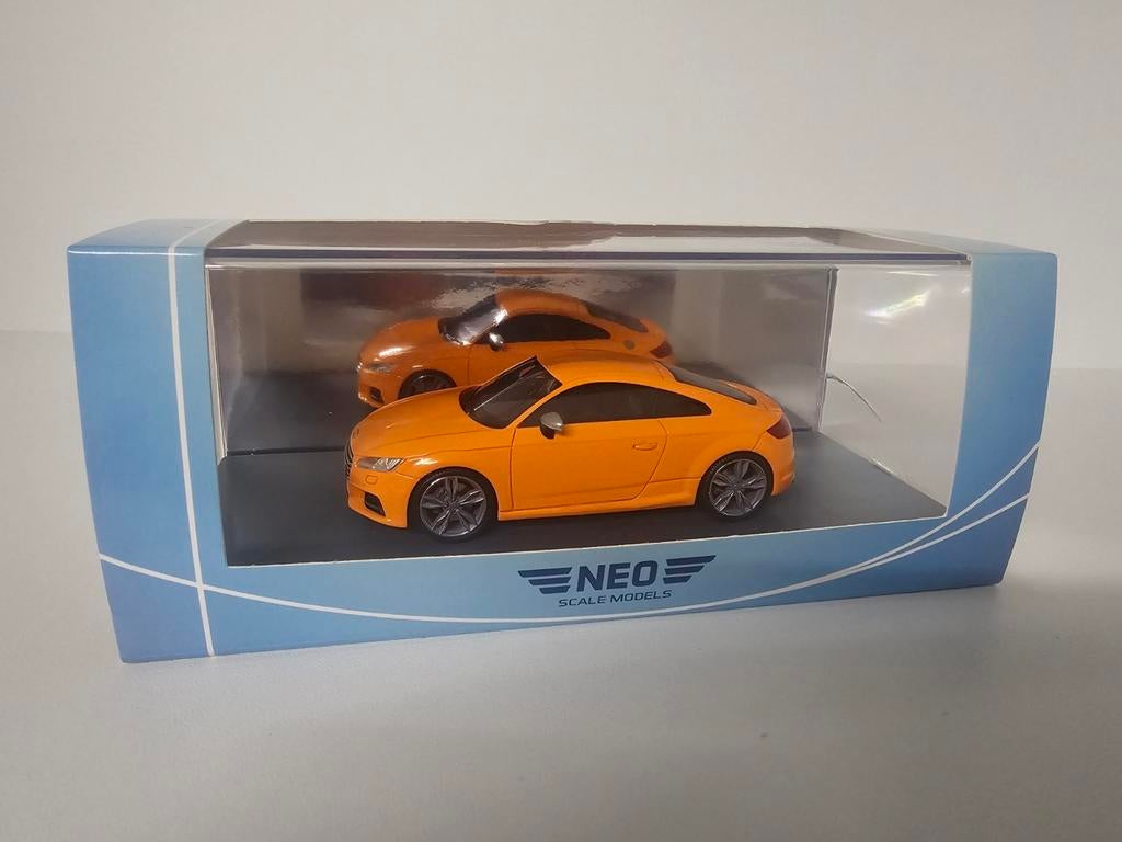 NEO Scale Models Audi TTS Coupé Oranje 1:43, Ophalen of Verzenden, Nieuw, Overige typen