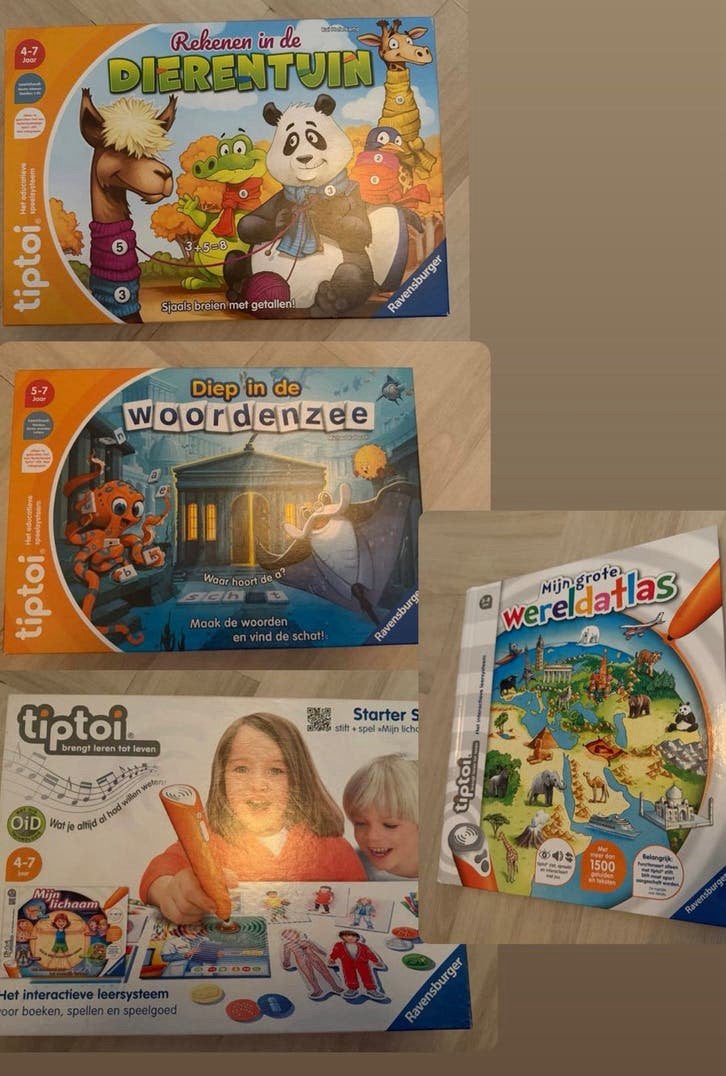 Tiptoi set, Kinderen en Baby's, Speelgoed | Educatief en Creatief, Ophalen of Verzenden, Gebruikt, Rekenen, Met geluid