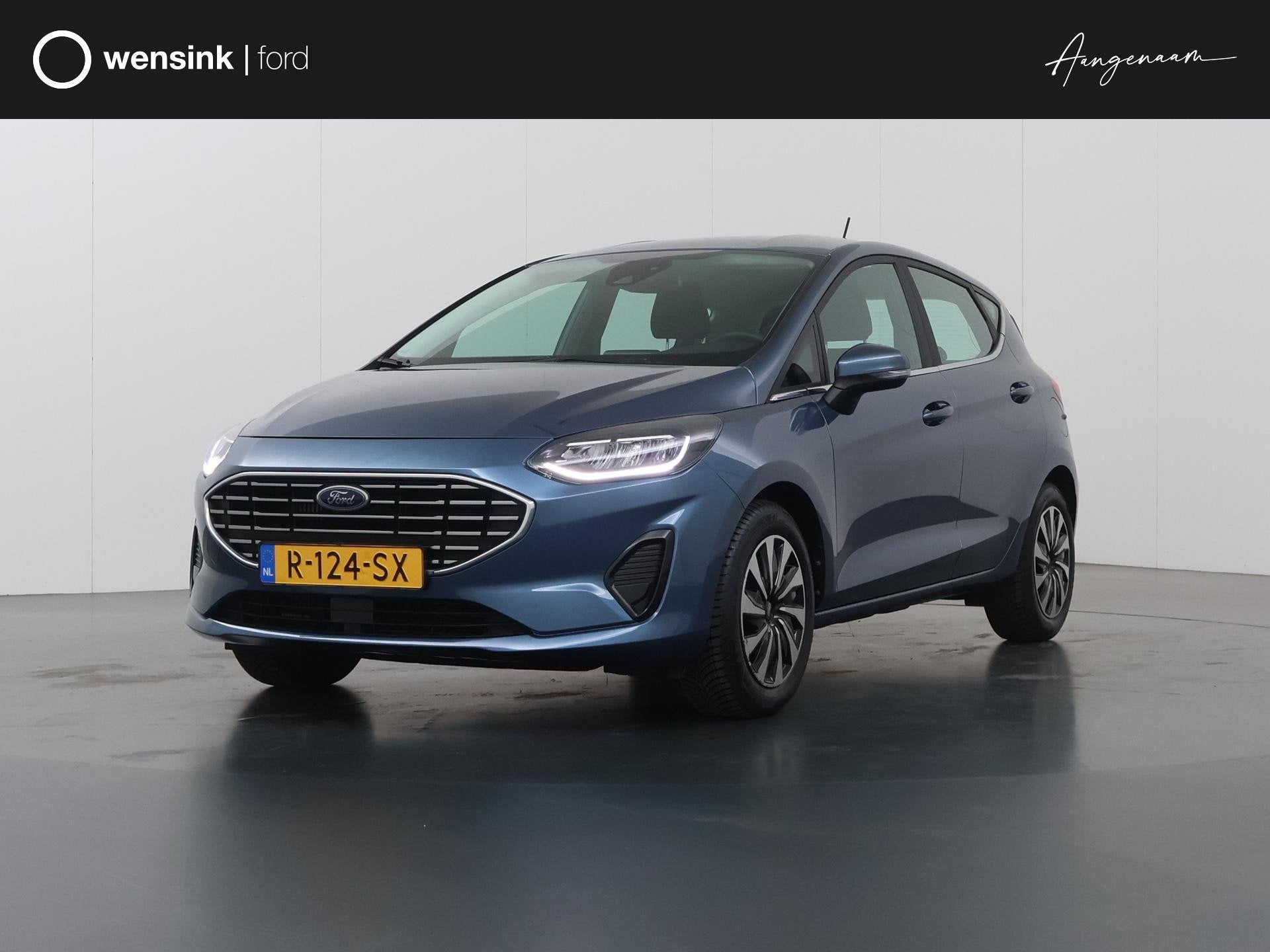 Ford Fiesta 1.0 EcoBoost Hybrid Titanium | Navigatie | DAB |, Auto's, Ford, Voorwielaandrijving, Gebruikt, Euro 6, Blauw