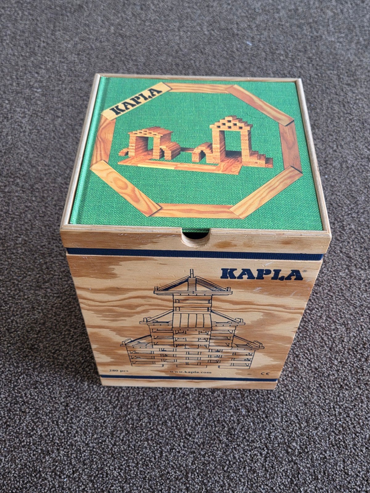 Kapla met bouwboeken, Ophalen, Gebruikt
