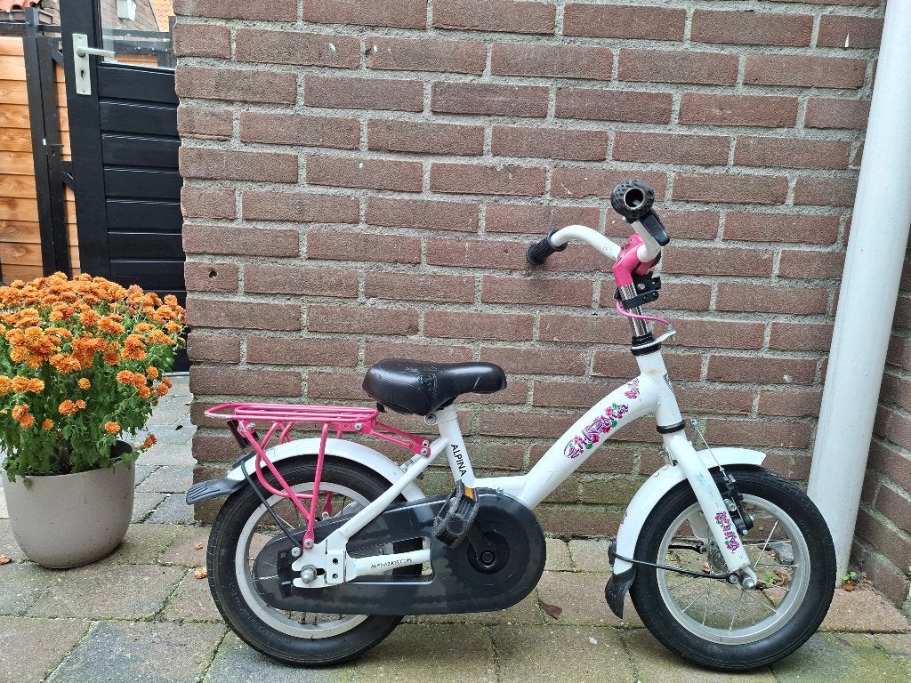 Meisjesfiets Alpina 14 inch, Fietsen en Brommers, Ophalen, Terugtraprem, Gebruikt, Alpine