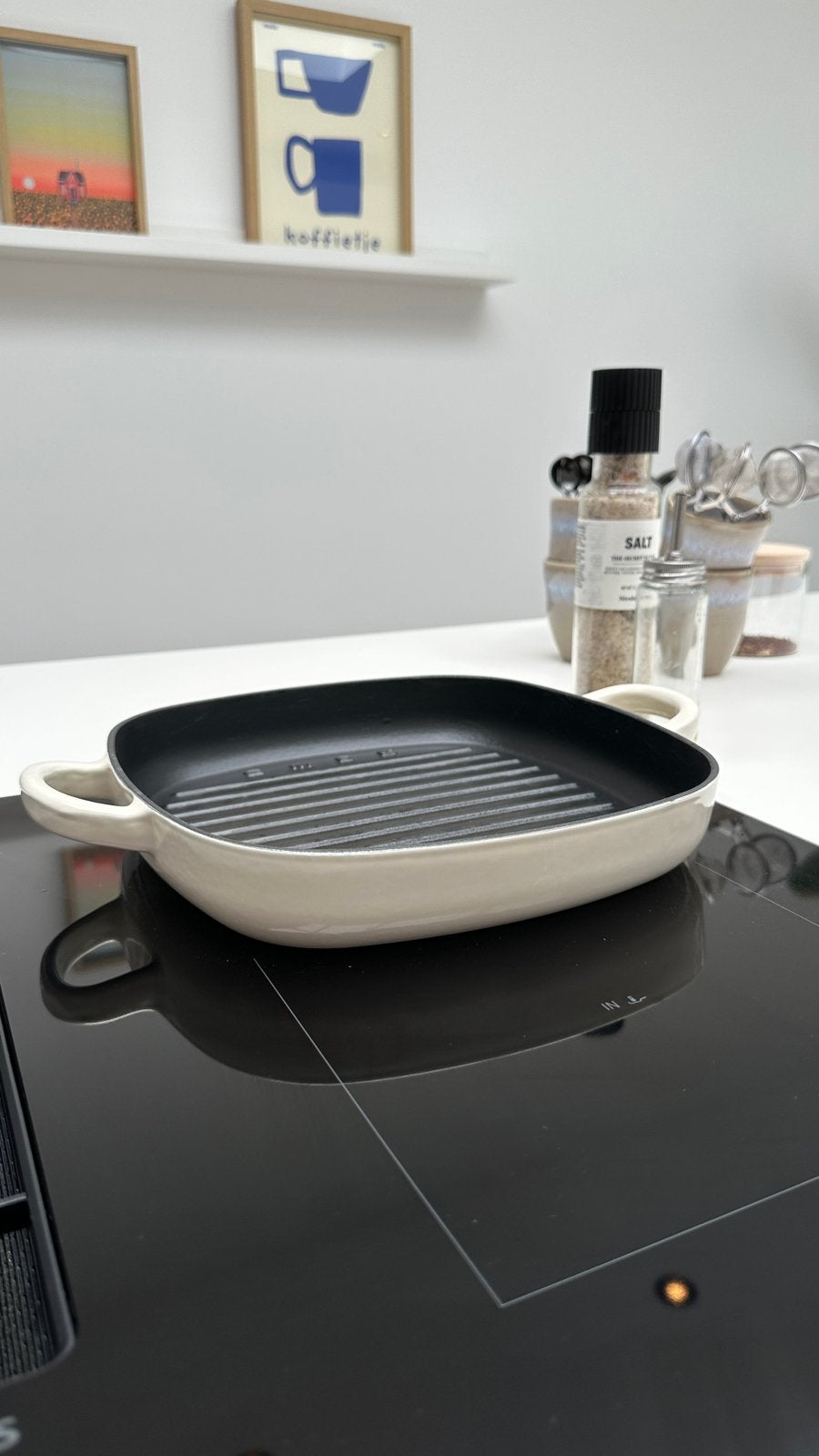 Smeg grillpan, Ophalen, Zo goed als nieuw, Overige materialen