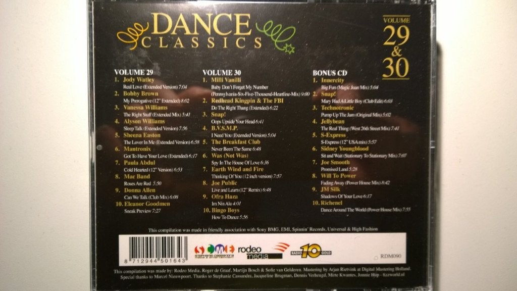 Dance Classics Volume 29 & 30, Ophalen of Verzenden, Zo goed als nieuw, Dance en House, Album