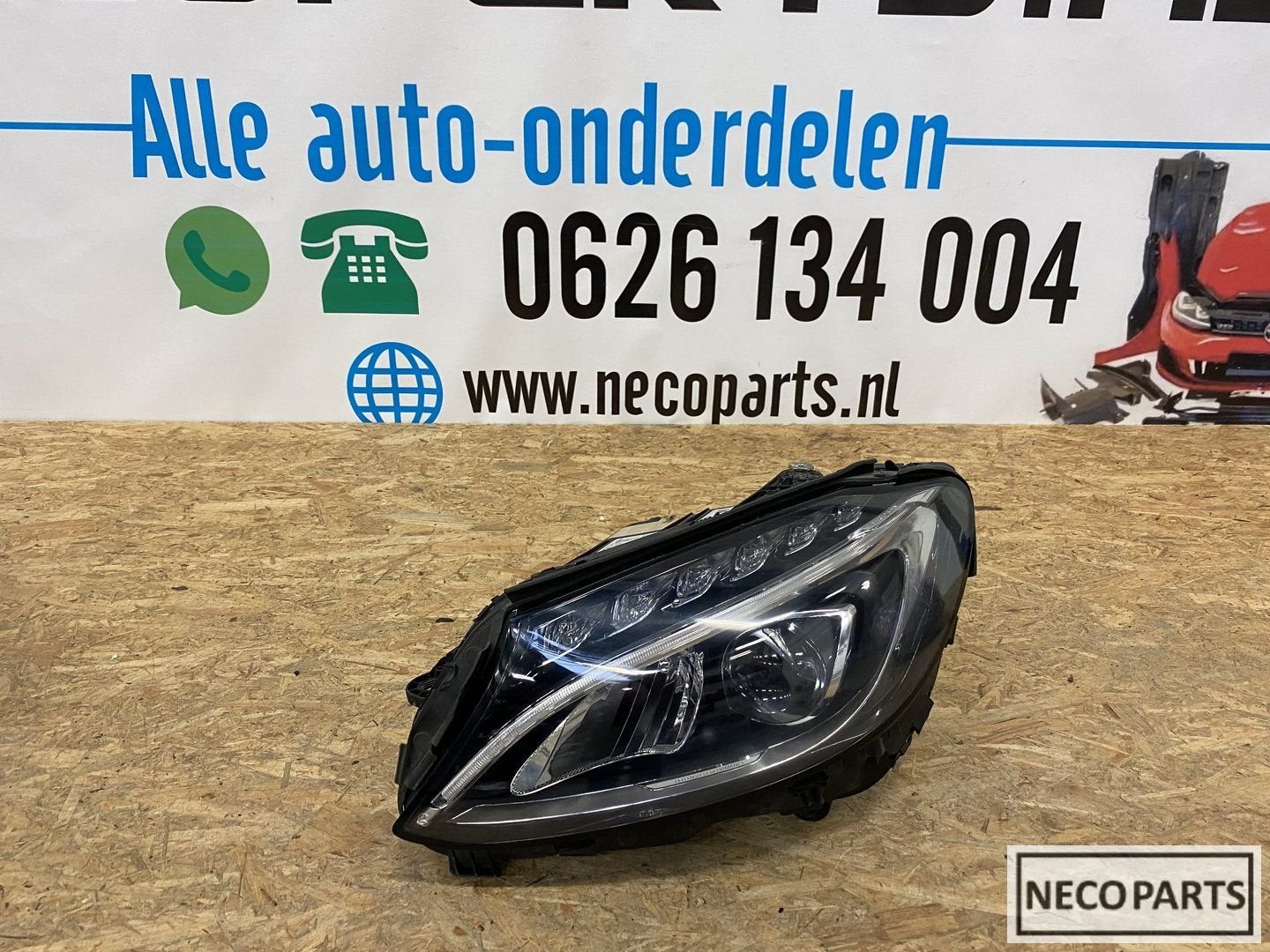 C KLASSE W205 HIGH LED PERFORMANCE KOPLAMP LINKS A2059062504, Auto-onderdelen, Verlichting, Gebruikt, -, Ophalen of Verzenden