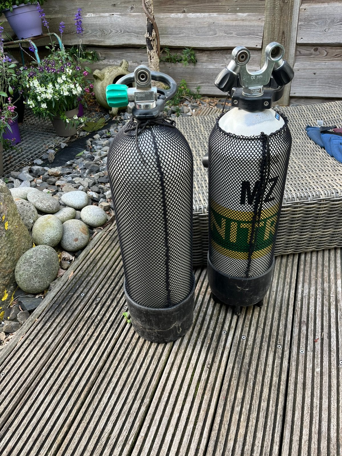 10ltr duikflessen uit keur maar op druk, Watersport en Boten, Ophalen, Gebruikt, Duikfles