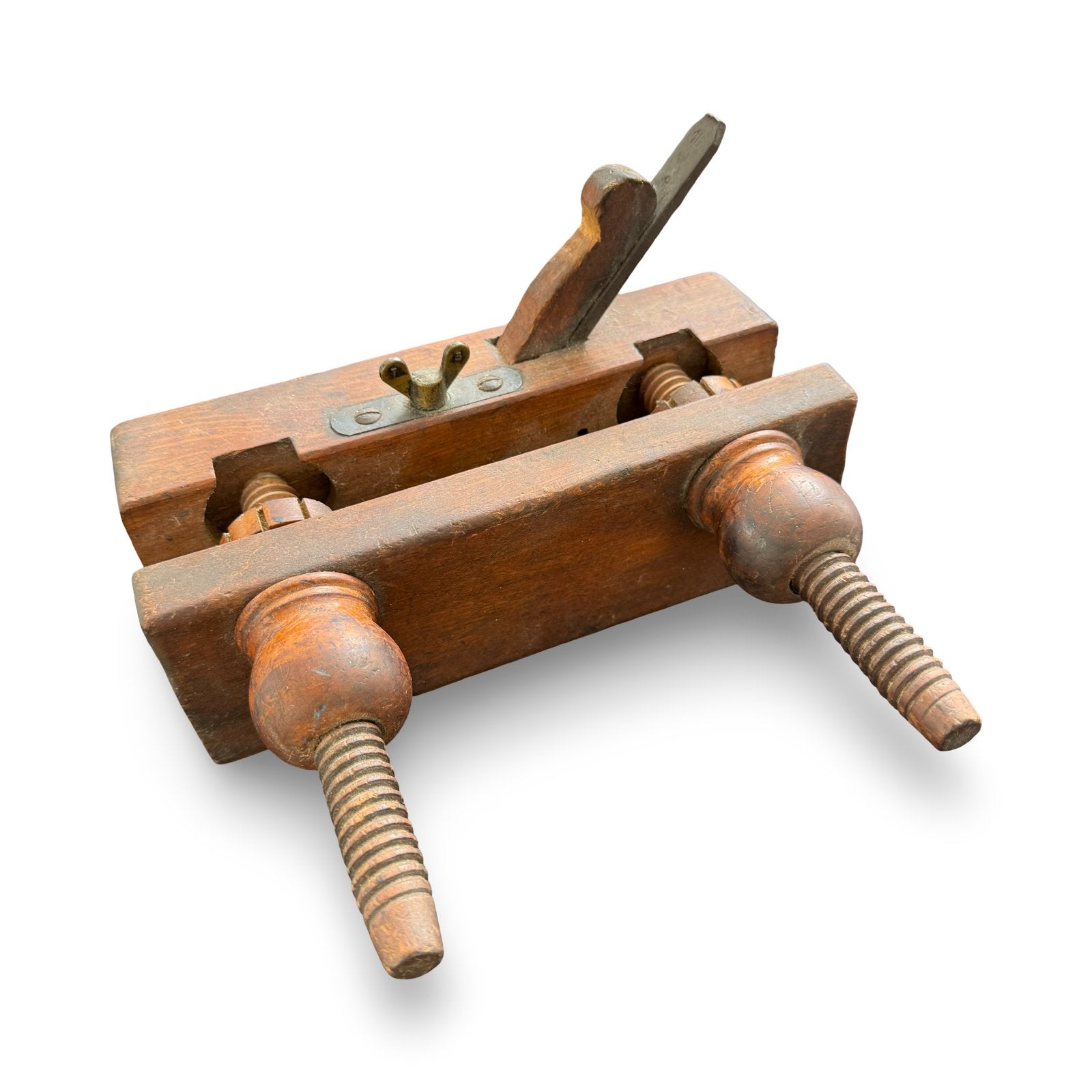 Antieke houten ploegschaaf, Antiek en Kunst, Ophalen of Verzenden