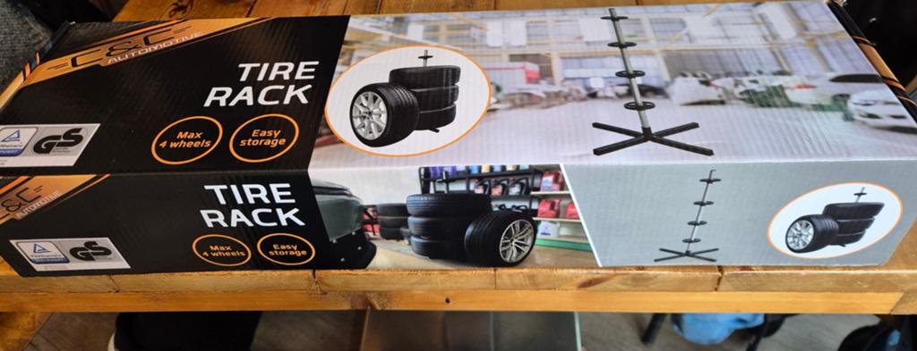 Nieuw! C&C Automotive Bandenstandaard - Max 4 banden, Ophalen, Nieuw