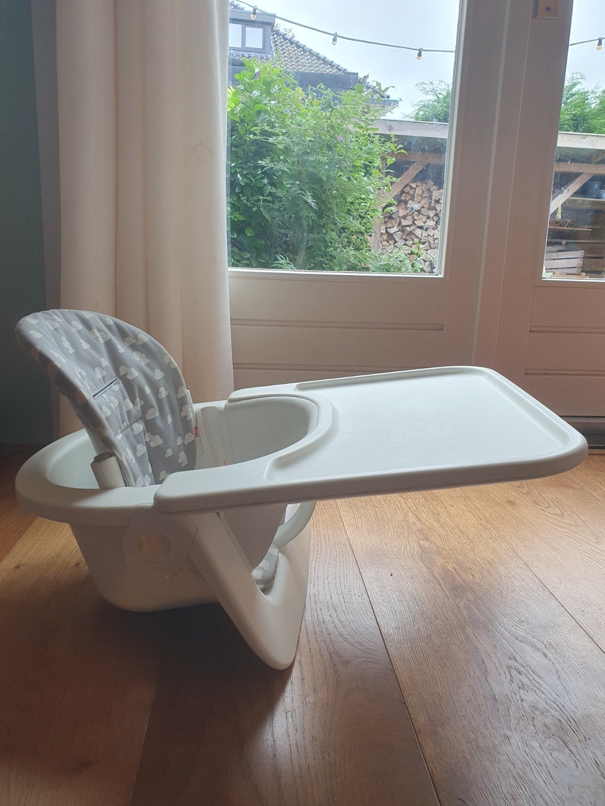 Stokke Steps Meegroeistoel met Baby Set en Eetblad, Kinderen en Baby's, Ophalen of Verzenden, Zo goed als nieuw, Meegroeistoel