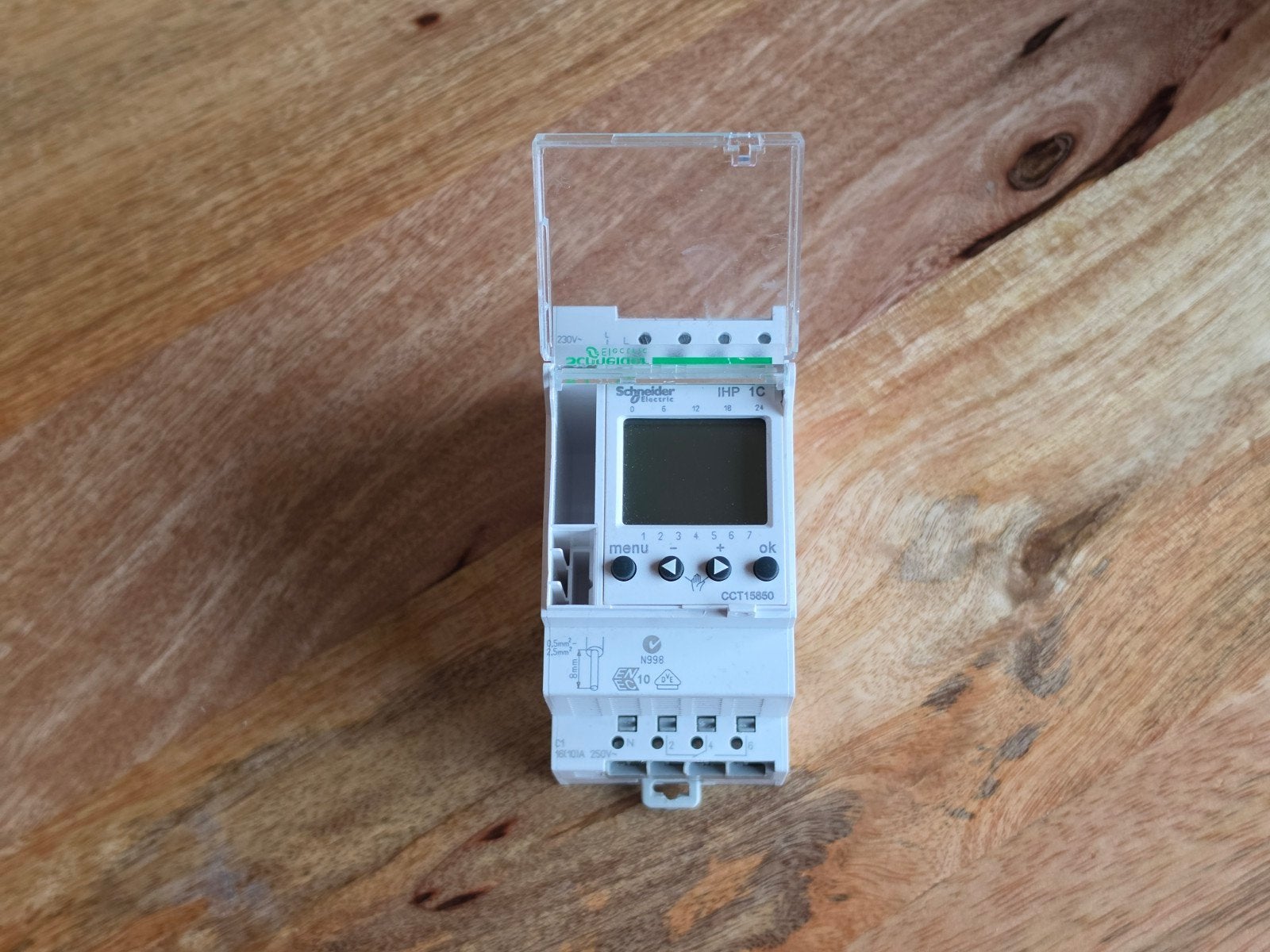 Schneider IHP 1C (CCT15850) schakelklok, Ophalen of Verzenden, Gebruikt, Schneider Electric, Overige typen