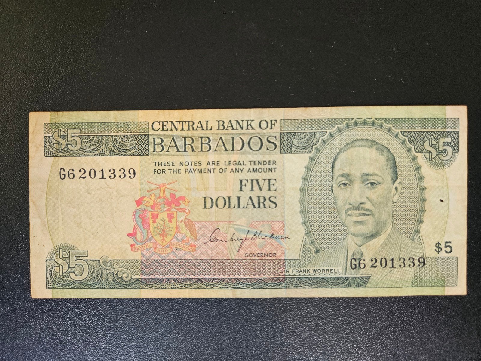 Barbados pick 32a 1975, Verzenden, Midden-Amerika, Los biljet
