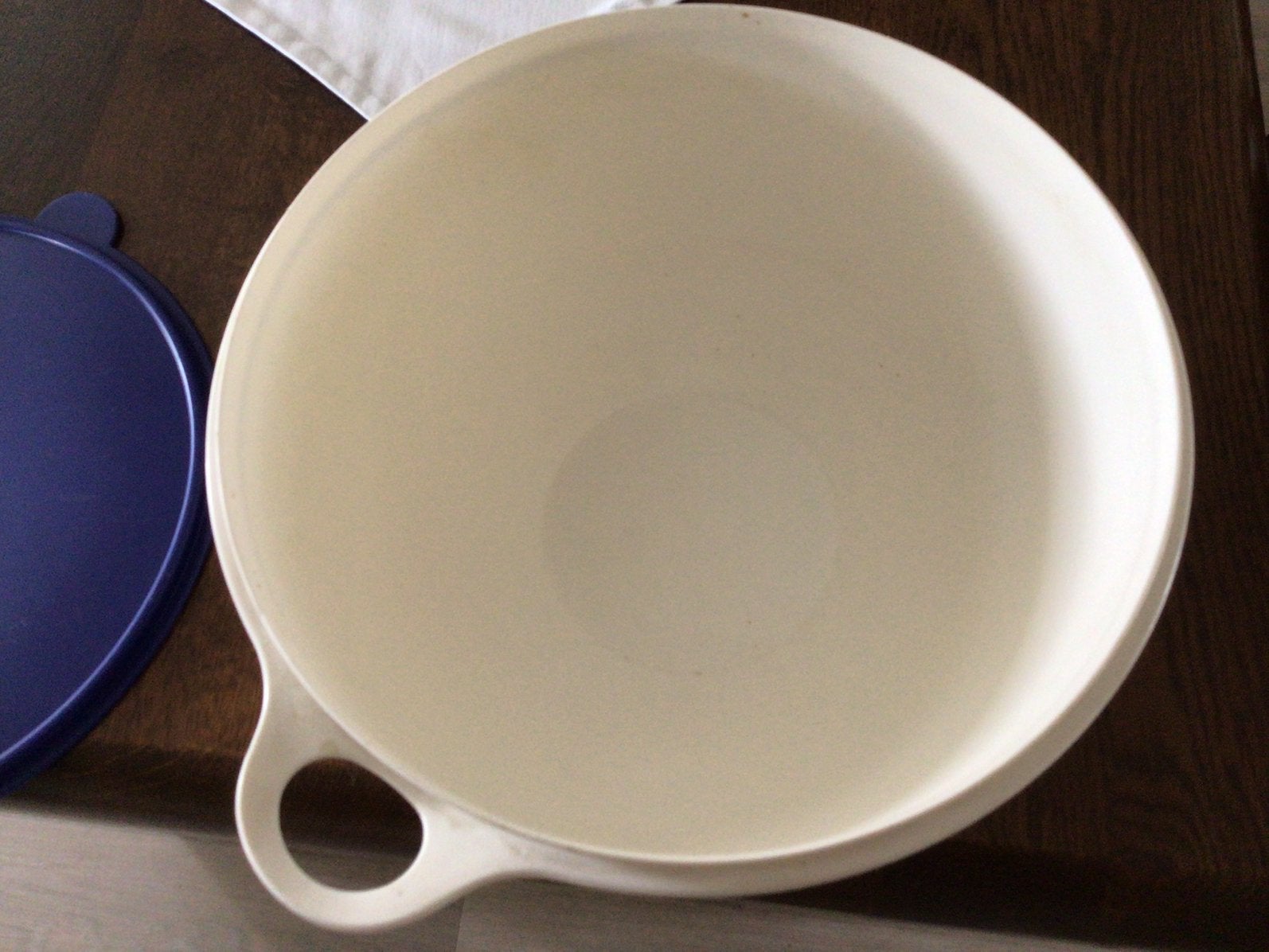 Mixkom van tupperware, Ophalen, Zo goed als nieuw, Wit, Bak of Kom