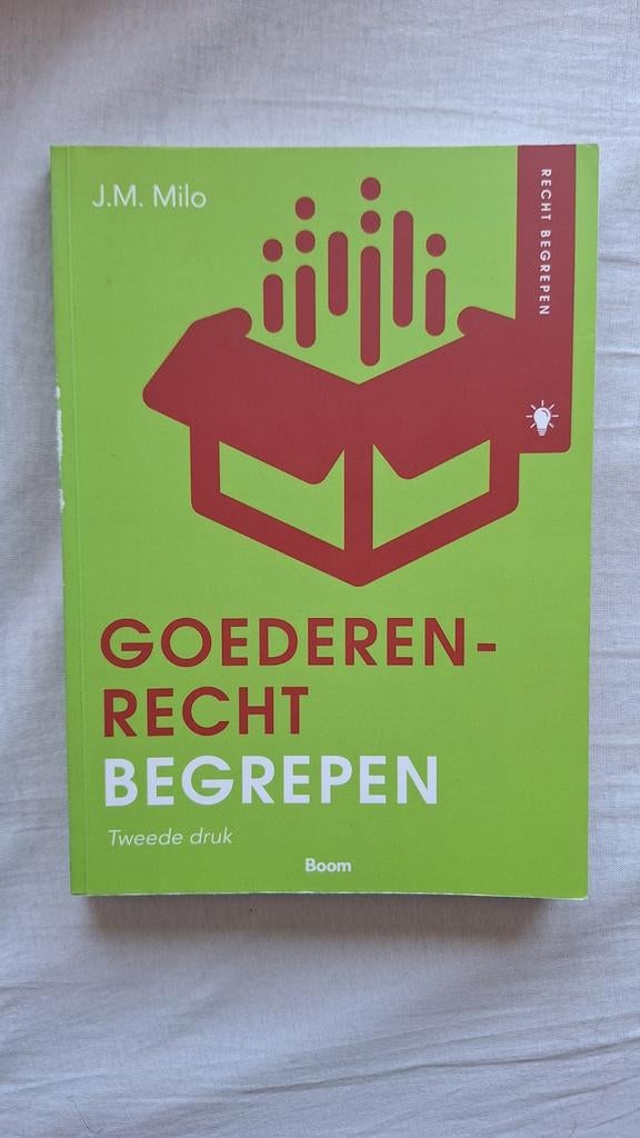 J.M. Milo - Goederenrecht begrepen, Sociale wetenschap, Ophalen of Verzenden, Zo goed als nieuw, J.M. Milo