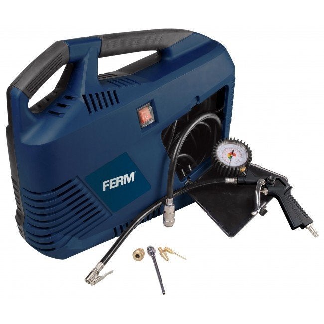 CRM1049 Draagbare compressor 1100W, Doe-het-zelf en Verbouw, Compressors, Ophalen, 6 tot 10 bar, Nieuw, Minder dan 200 liter/min