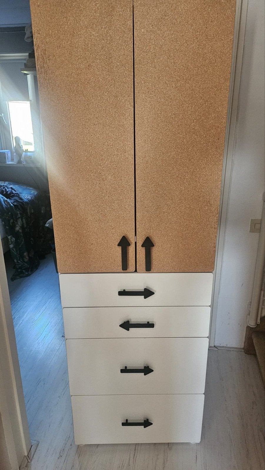 Gratis Leuke stevige kast, Ophalen, 50 tot 100 cm, Zo goed als nieuw, Minder dan 100 cm