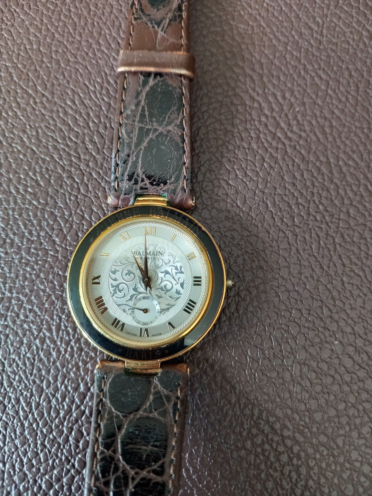 Balmain horloge - mist wieltje, Overige merken, Staal, Met bandje, Verzenden