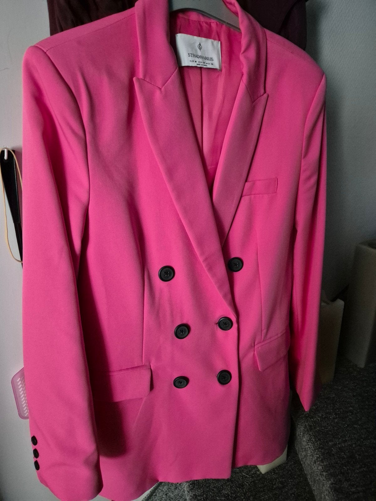 Roze blazer m.40, Ophalen of Verzenden, Zo goed als nieuw, Maat 38/40 (M), Roze