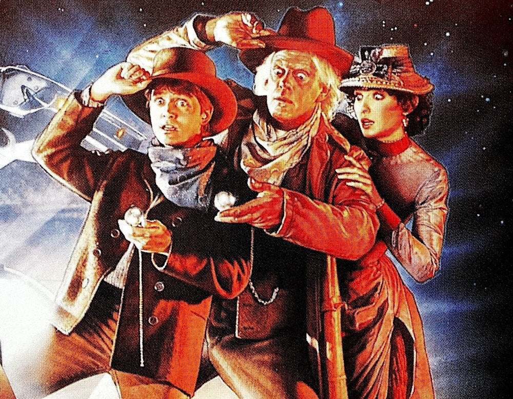 Back to the Future 3 (1990) - Originele filmposter, Ophalen of Verzenden, Gebruikt, A1 t/m A3, Film en Tv