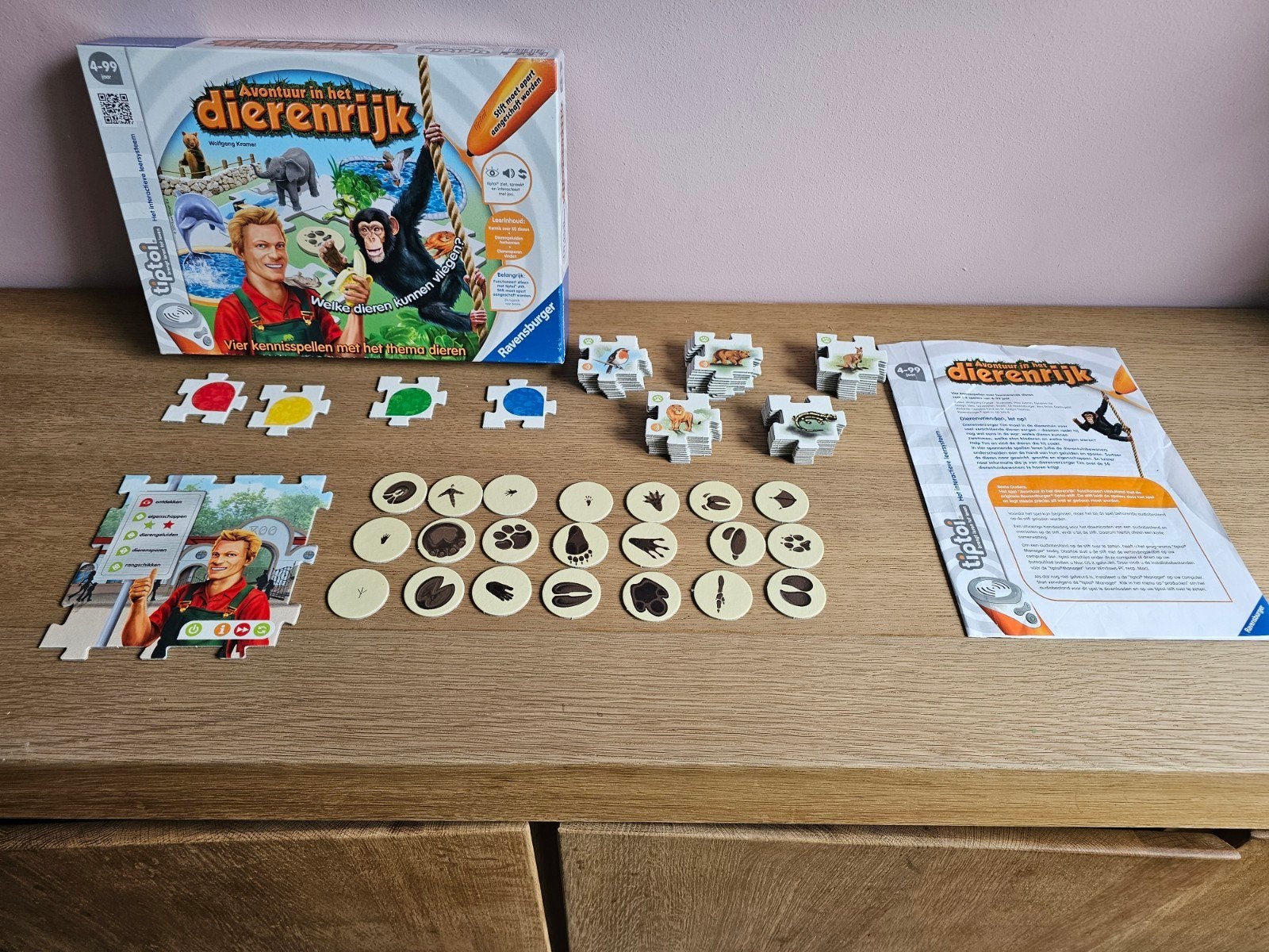 Tiptoi Avontuur in het Dierenrijk Ravensburger, Kinderen en Baby's, Ophalen of Verzenden, Zo goed als nieuw, Puzzelen, Met geluid