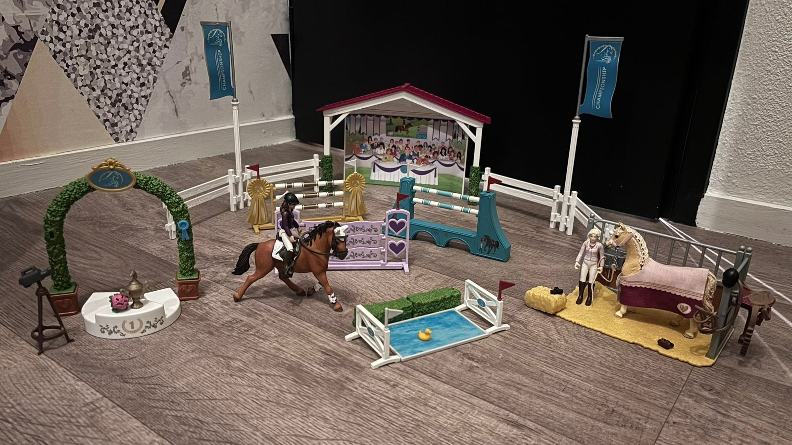 Schleich vriendschappenparcours 42440, Verzamelen, Ophalen of Verzenden, Zo goed als nieuw
